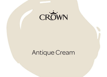 Crown Retail Non Drip Satin Antique Cream 0.75 Litre