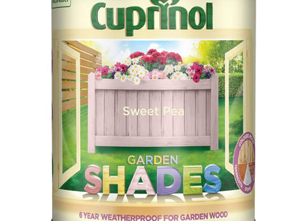 Cuprinol Garden Shades Exterior Woodcare, Sweet Pea, 1 Litre