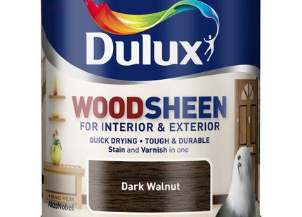 Dulux Quick Drying Interior/Exterior Woodsheen Dark Walnut 250ml