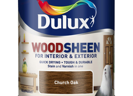 Dulux Quick Drying Interior/Exterior Woodsheen Church Oak 250ml