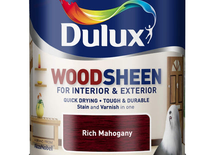Dulux Quick Drying Interior/Exterior Woodsheen Rich Mahogany 250ml