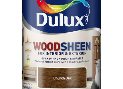 Dulux Quick Drying Interior/Exterior Woodsheen Church Oak 750ml