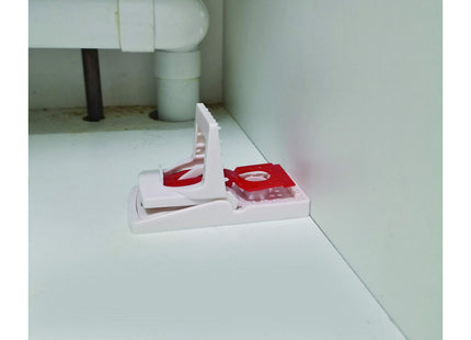 STV The Big Cheese Ultra Power Ready-Baited Mouse Trap Reusable Mouse Traps For Indoor & Outdoor Use Humane Mouse-Trap Easy to Clean Plastic Mice Trap