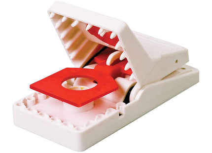 STV The Big Cheese Ultra Power Ready-Baited Rat Trap - Twinpack, Kills Rats, Ready-To-Use, Easy Disposal, Plastic, Indoor or Outdoor Use, White