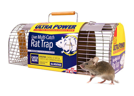 STV The Big Cheese Ultra Power Live Multi-Catch Rat Trap STV080