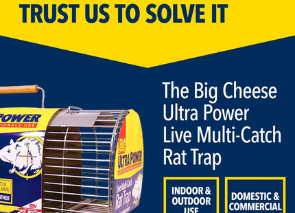 STV The Big Cheese Ultra Power Live Multi-Catch Rat Trap STV080