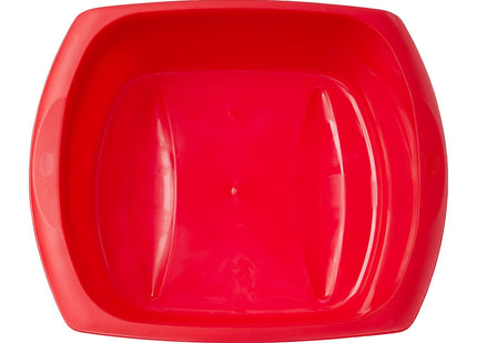 Addis Rectangular Washing Up Bowl, Roasted Red, 9.5 Litre 508067