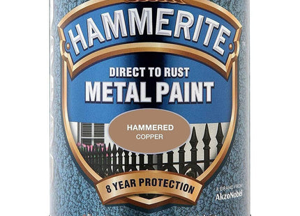 Hammerite Direct to Rust Metal Paint - Hammered Copper Finish 750ml 5092964