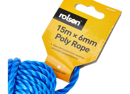 Rolson 44262 15 m x 6 mm Poly Rope