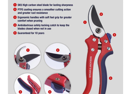 Spear & Jackson 7159BS Razorsharp Advantage Bypass Secateurs