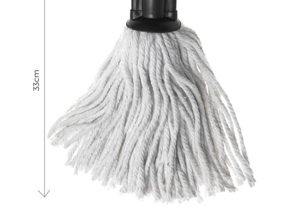 Addis Cotton Mop Refill, Graphite/ Metallic, White