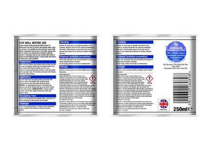 Rustins Small Job Primer & Undercoat White 250ml