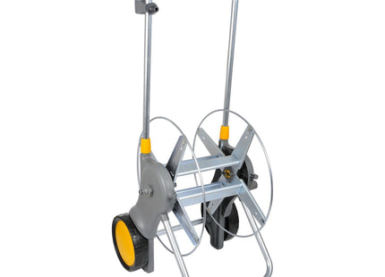 Hozelock Cart Reel Pro Metal 90m (Cart and Fittings Only): Max. Capacity 90m of � 12.5mm Hose, Supplied with 2 Fittings [2460R0000]