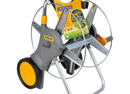 Hozelock Cart Reel Pro Metal 90m (Cart and Fittings Only): Max. Capacity 90m of � 12.5mm Hose, Supplied with 2 Fittings [2460R0000]