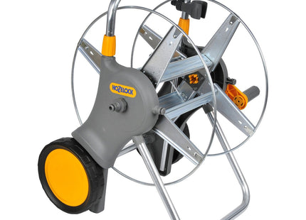 Hozelock Cart Reel Pro Metal 90m (Cart and Fittings Only): Max. Capacity 90m of � 12.5mm Hose, Supplied with 2 Fittings [2460R0000]