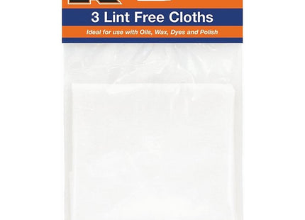 Rustins Lint Free Cloths - 3 x 300mm square
