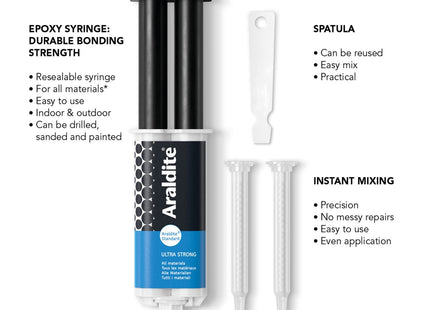 Araldite Ara- Standard Syringe Epoxy, 24ml 400003
