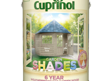 Cuprinol 5 Litre Garden Shades Paint - Natural Stone CUPGSNS5L