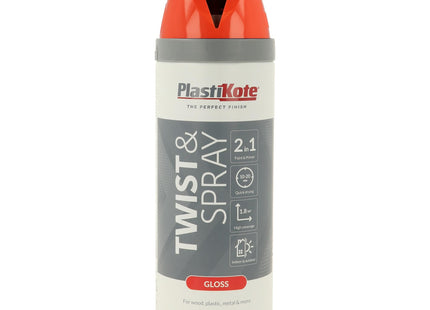 PlastiKote 21106 400ml Premium Spray Paint Gloss - Orange
