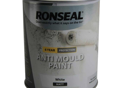 Ronseal Anti Mould Paint White Matt 750ml AMPWM750