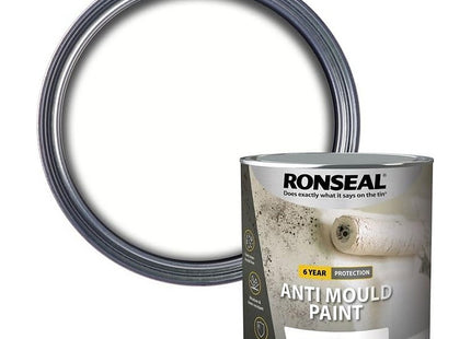 Ronseal Anti Mould Paint White Matt 2.5 Litre