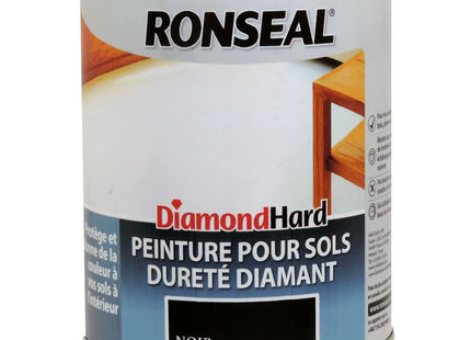 Ronseal Diamond Hard Floor Paint 750ml Black
