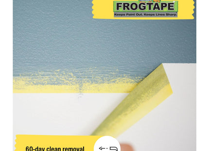 Shurtape Frog Tape Yellow Delicate Surface Painters Masking Tape 36mm x 41.1m. Indoor painting and decorating for sharp lines and no paint bleed