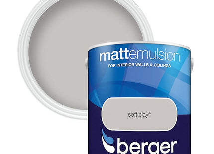 Berger Matt Emulsion 2.5 Litre Soft Clay