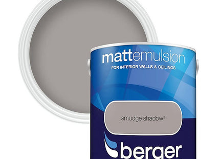 Berger Matt Emulsion 2.5 Litre Smudge Shadow