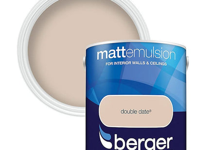 Berger Matt Emulsion 2.5 Litre Double Date