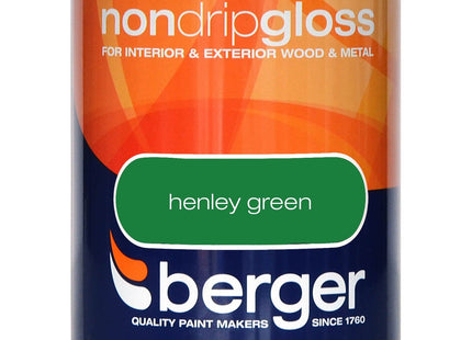 Berger Non Drip Gloss 750ml Henley Green
