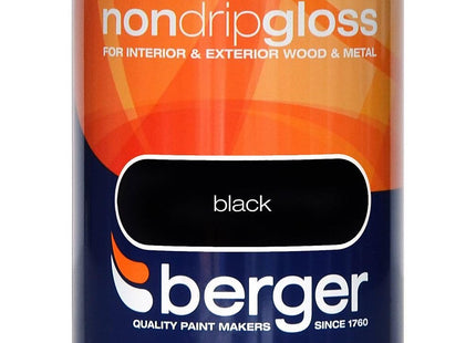 Berger Non Drip Gloss 750ml Navy Blue