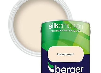 Berger Silk Emulsion 2.5 Litre Frosted Cream