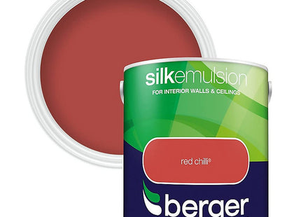 Berger Silk Emulsion 2.5 Litre Red Chilli