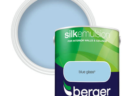 Berger Silk Emulsion Paint Blue Glass 2.5 Litre