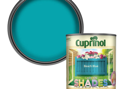 Cuprinol Garden Shades Exterior Woodcare, Beach Blue, 1 Litre