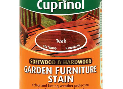 Cuprinol Garden Furniture Stain Exterior Woodcare, Teak, 750ml