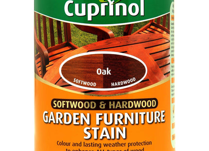 Cuprinol Garden Furniture Stain Exterior Woodcare, Oak, 750ml
