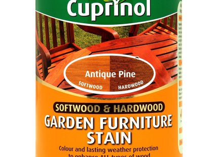 Cuprinol Garden Furniture Stain Exterior Woodcare, Antique Pine, 750ml