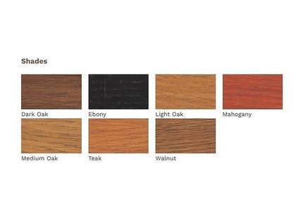 Rustins Quick Dry Outdoor Wood Stain Ebony Durable and Weather-Resistant Finish, Fast Drying, Available in Many Wood Shades 250ml