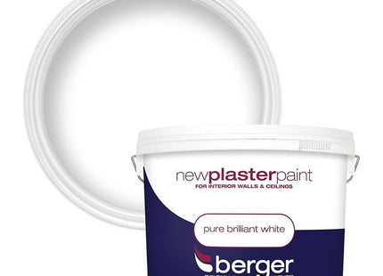 Berger New Plaster Paint Matt 10 Litre PBW