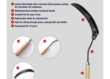 Spear & Jackson 4731SL Razorsharp Little Giant Grass Hook