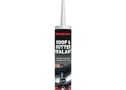 Ronseal Thompson's Roof & Gutter Sealant Black 310ml RSLTRGSB310