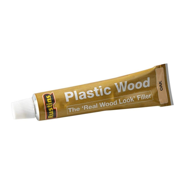 Rustins Plastic Wood Tube Oak 20g PWOATU