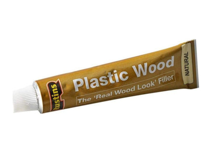 Rustins Plastic Wood Tube Natural 20g PWNATU