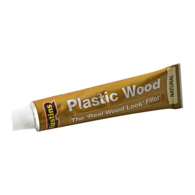 Rustins Plastic Wood Tube Natural 20g PWNATU