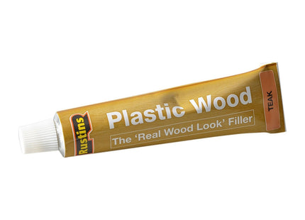 Rustins Plastic Wood Tube Teak 20g PWTETU