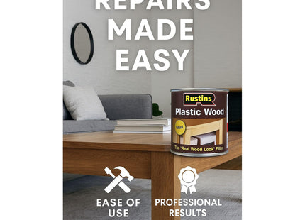 Rustins Plastic Wood Tube Teak 20g PWTETU