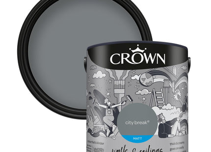 Crown Retail Core Emulsion Matt City Break 2.5 Litre