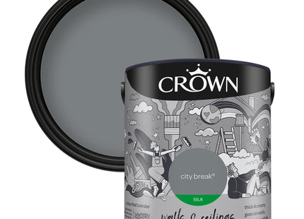 Crown Retail Core Emulsion Silk City Break 2.5 Litre